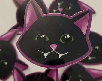 Vampire Cat Sticker
