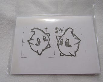 Luma Hand Stamped Greeting Card