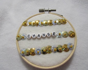 Friendship Bracelet Change 4 Inch Embroidery Hoop