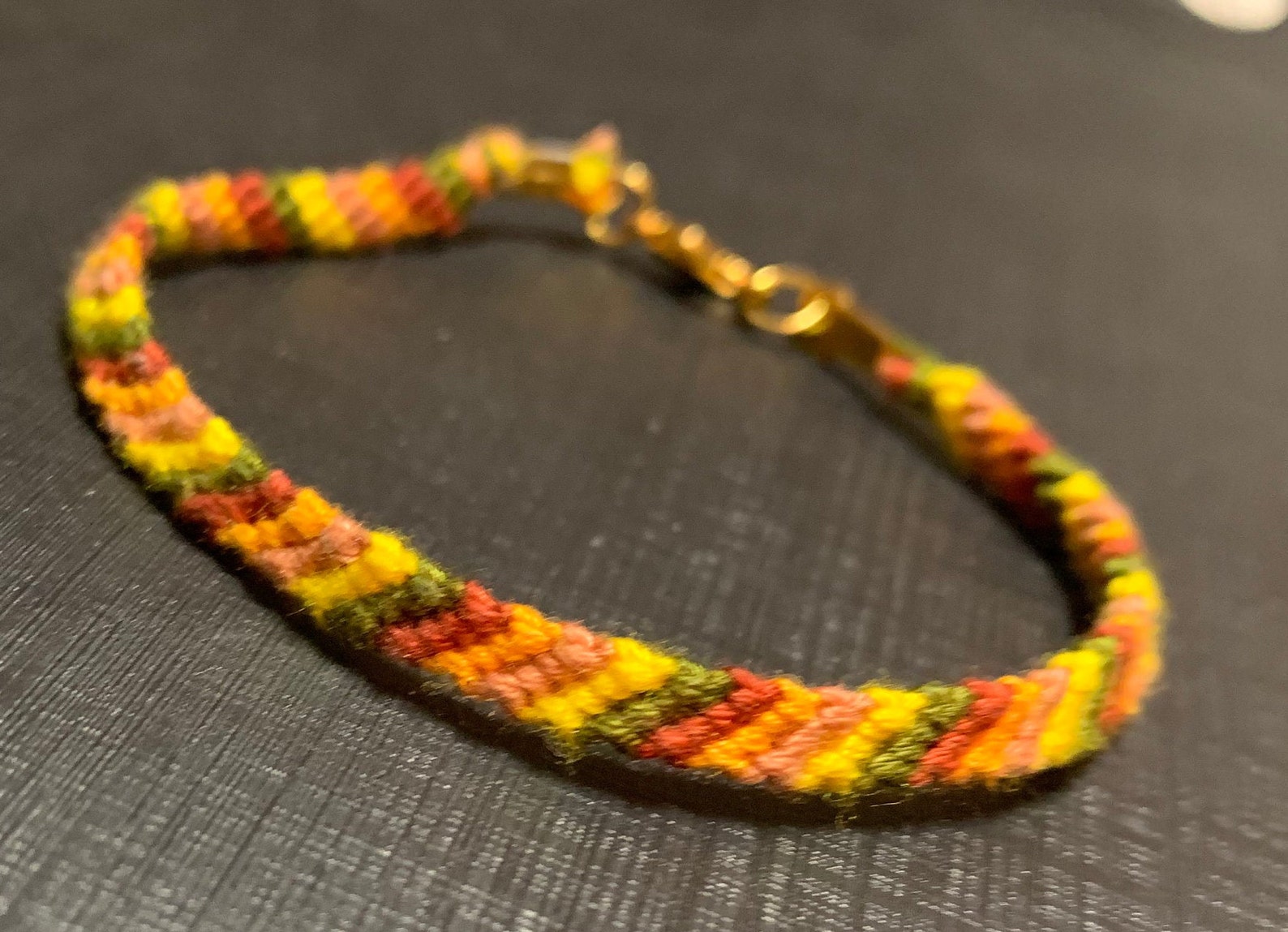 Custom Candy Stripe Bracelet Etsy