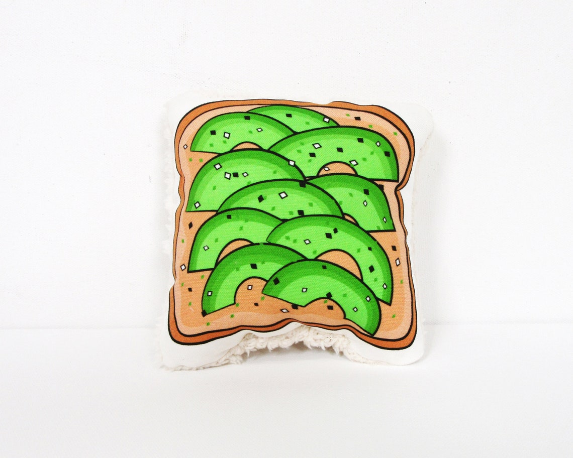 Avocado Toast Dog Toy Avocado Dog Toy Millennial Gift Etsy