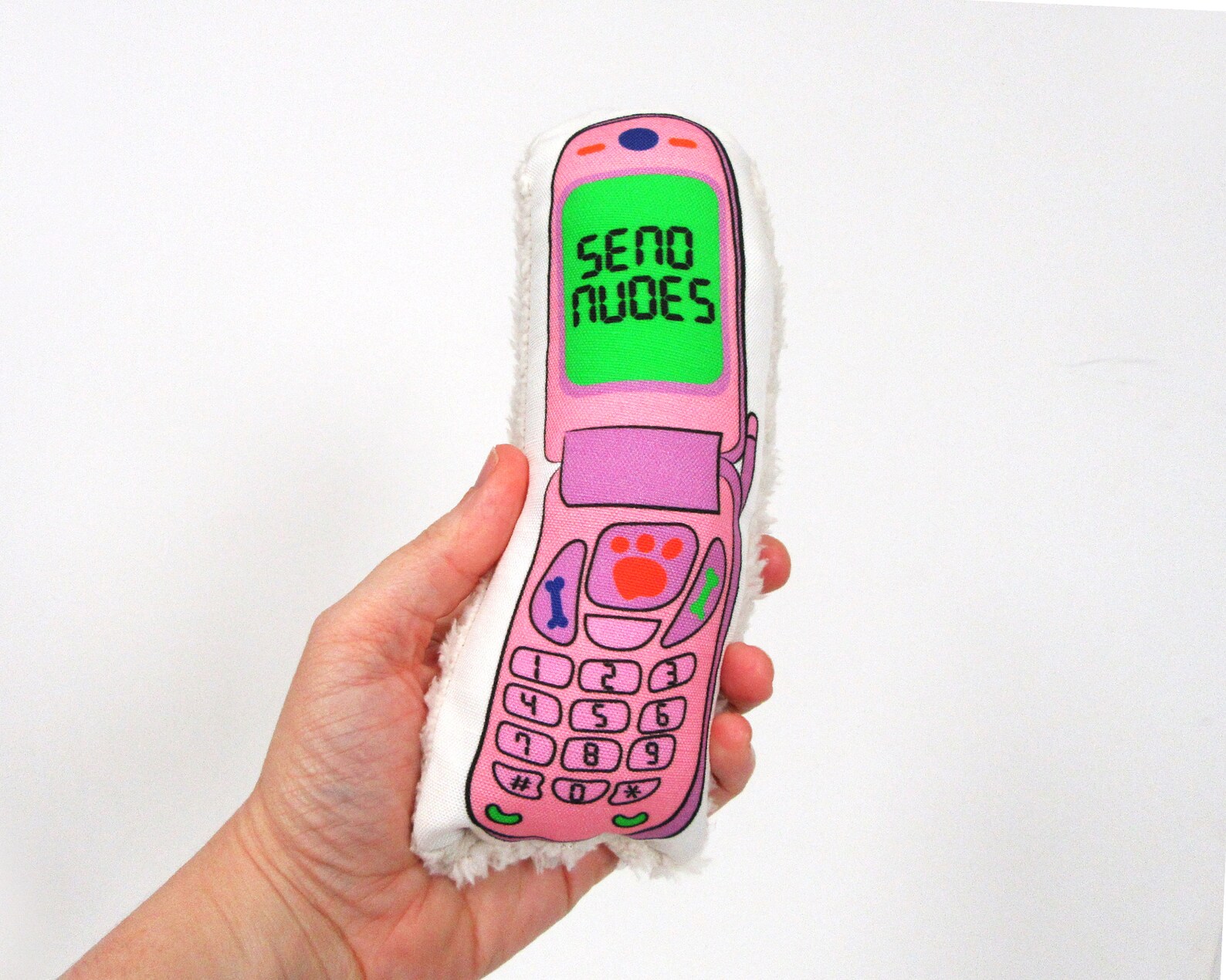 Send Nudes Dog Toy Flip Phone Dog Toy Flip Phone Squeaker Etsy