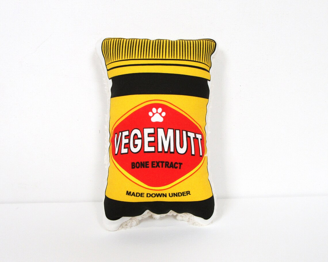 Vegemutt Dog Toy Vegemite Dog Toy Australia Dog Toy Etsy