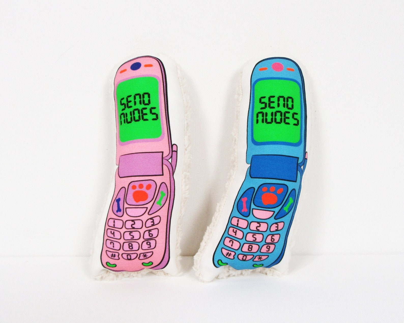 Send Nudes Dog Toy Flip Phone Dog Toy Flip Phone Squeaker Etsy