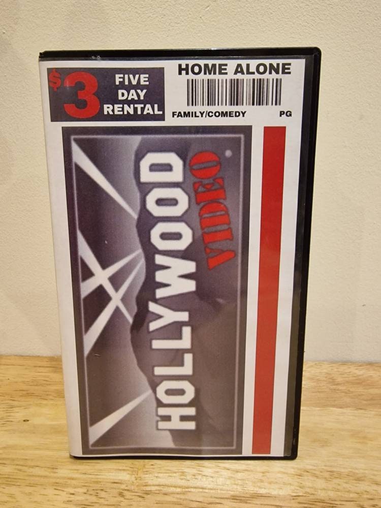 Custom Hollywood Video Vhs Case Etsy