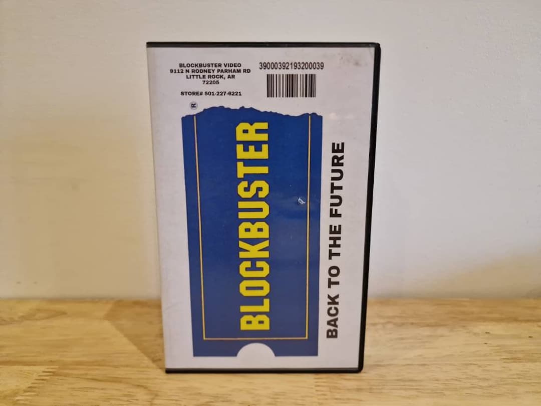 Custom Big Box Vhs Blockbuster Video Dvd Case Etsy