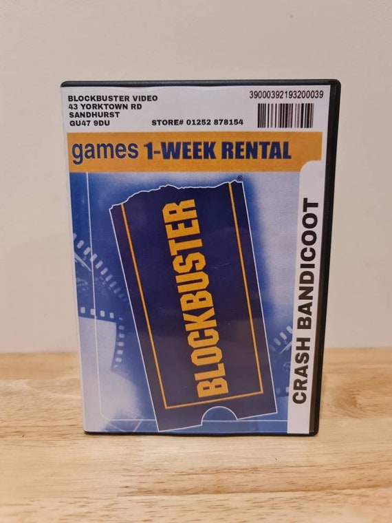 Custom Blockbuster Video Game Rental Case Etsy UK