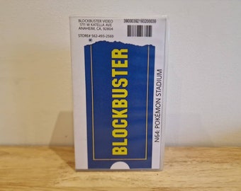 Custom blockbuster N64 game rental cases