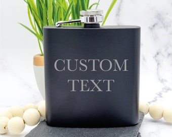 Custom Flask, Customized Flask, Personalized Flask, Engraved Flask, Husband Gift, Gift For Him, Groomsman Flasks, Fathers Day Gift, Dad Gift