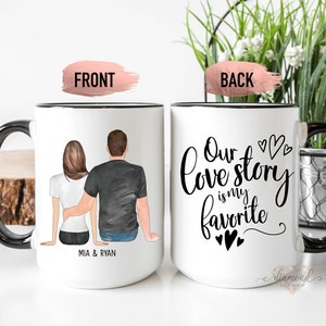 Custom Couples Mug | Personalized Couple Mug | Valentines Day Gift | Couple Gift | His and Her Mugs | Personalized Gifts | Wife Gift