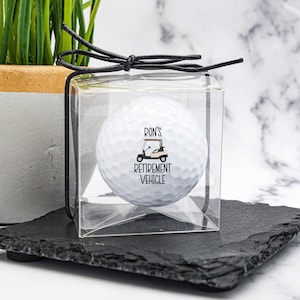 Retirement Golf Ball, My Retirement Vehicle, Retirement Gift For Men, Custom Golf Balls, Retiree Gift, Retirement Party, Gift For Dad