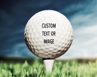 Custom Golf Balls, Golf Gift, Gift for Golfer, Logo Golf Ball, Photo Golf Ball, Face Golf Ball, Gift For Dad, Golfing Gift, Fathers Day Golf