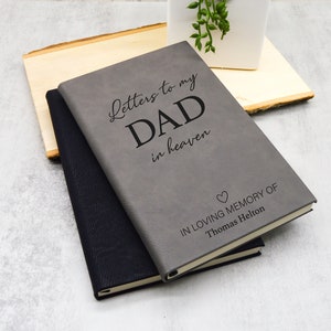 Loss of Father Grief Journal, Letters to Dad in Heaven, Loss of Father Gift, Dad Memorial Gift, Dad Remembrance Gift, Loss of Dad Gift