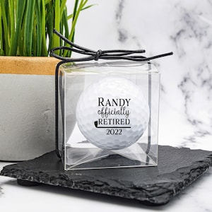 Retirement Golf Ball, Retirement Gift For Men, Retiree Gift, Custom Golf Balls, Retirement Party, Golf Gift, Gift For Dad, Fathers Day Golf
