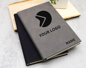 Customized Leather Journal, Business Journal, Logo Journal, Notebook Journal, Custom Journal, Business Gift, Business Logo Gifts, Corporate