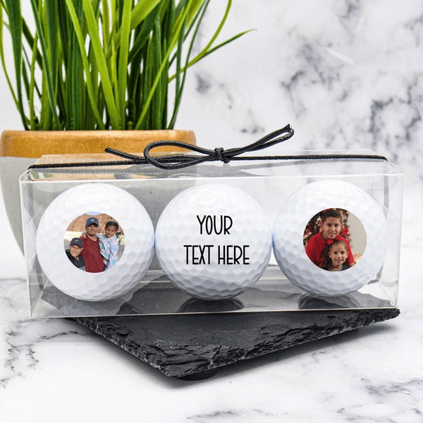 Pelotas de golf personalizadas, pelota de golf para papá, regalos deportivos para él, regalos para el Día del Padre, el mejor papá por par, regalo para papá primerizo, regalo de golf, regalo de golf para el Día del Padre