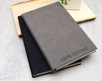 Personalized Journal, Custom Leather Journal, Monogrammed Journal, Journal Personalized Leather, Minimalist Journal for Men and Women