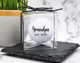 Grandpa Golf Ball, Custom Golf Balls, New Grandpa Gift, Grandpa Announcement, Fathers Day Golf, Grandpa To Be, Golf Dad, Promoted to Grandpa