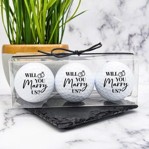 Officiant Gift, Custom Golf Ball, Will You Marry Us, Gift For Officiant, Officiant Proposal, Pastor Gift, Ordained Minister, Golf Balls Gift
