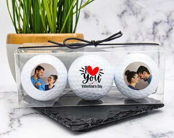 Custom Golf Balls, Valentines Gift, Valentines Day Gift, Golf Gifts, Gift for Husband, Gifts For Him, Golf Lover Gift, Personalized Gift