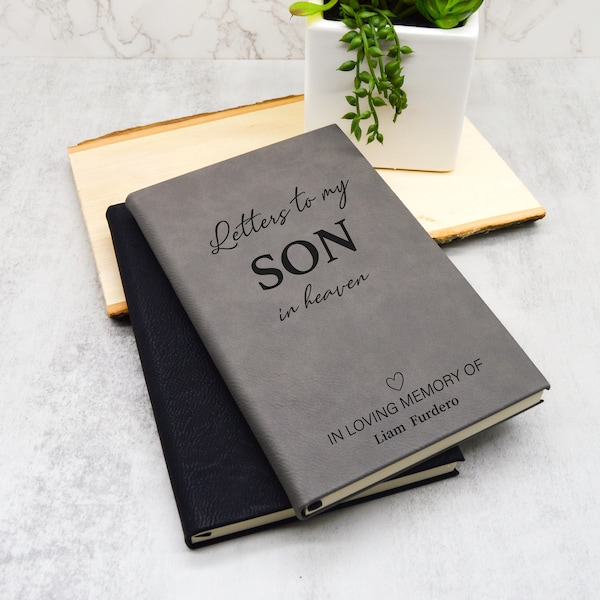 Loss of Son Gift, Letters to Son Grief Journal, Letters to Son in Heaven, Son Memorial Gift, Son Remembrance Gift, Loss of Child Gift