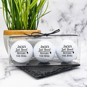 Custom Golf Balls, Wedding Golf Ball, Bachelor Party, Golf Gift, Golf Ball Groomsman, Bachelorette Party, Wedding Favors, Wedding Party