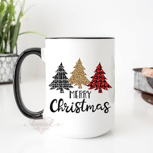 Christmas Mugs | Merry Christmas Mug | Christmas Tree Mug | Holiday Mug | Christmas Gift | Hot Chocolate Mug | Christmas Decor | DS004