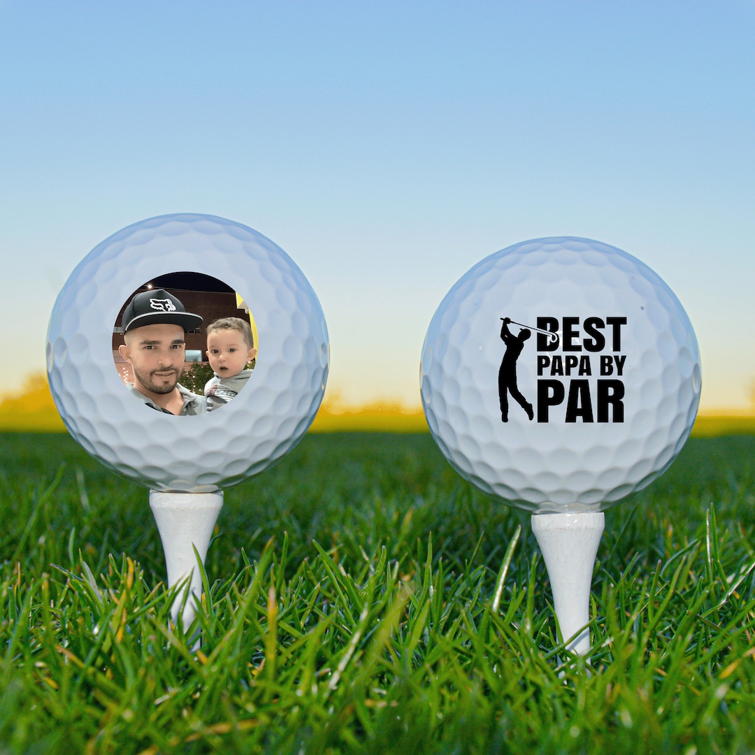 Best Dad by Par, Custom Golf Balls, Dad Golf Gift, Golf Dad, Golf Gift, Gift for Dad, Golf Gifts