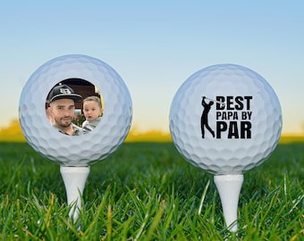 Best Dad by Par, Custom Golf Balls, Dad Golf Gift, Golf Dad, Golf Gift, Gift For Dad, Golf Gifts For Dad, Gift For Golfer Dad, Gifts For Men