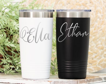 Insulated Cup, Stainless Steel Tumbler, Bridesmaid Tumbler, Groomsmen Tumbler, Bachelorette Tumbler, Name Tumbler, Custom Tumbler, Wedding