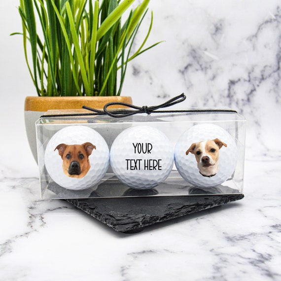 Custom Dog Face Golf Balls, Personalized Photo Golf Gift, Dad Golf Ball, Custom Dog Gift, Dog Mom Golf, Best Dog Dad, Golf Gift
