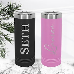 Engraved Tumbler, Personalized Tumbler, Custom Tumbler, Bridesmaid Tumbler, Name Tumbler, Tumbler with Straw, Engraved Gift, Gifts for Her