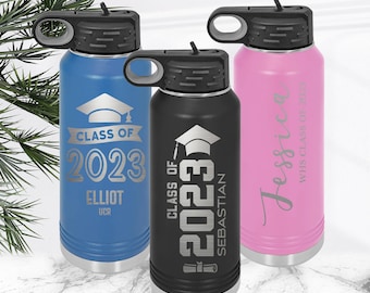 Graduation Gift, Graduation Tumbler, Graduation Water Bottle, Graduation Gift For Him, Custom Water Bottle, College Graduation, High School