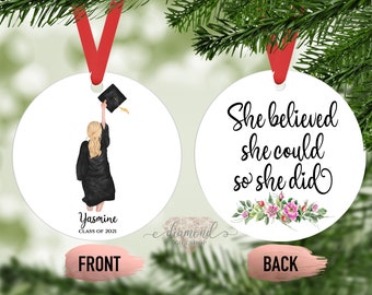 Graduation Ornament, Mastered It Ornament, Graduation Gift, Graduation Class Of 2023, Graduation 2023, Graduate Ornament, Collage Ornament