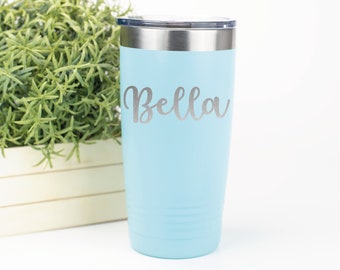 Name Tumbler, Personalized Tumbler, Laser Engraved Tumbler, Insulated Tumbler, Custom Tumbler, Tumbler with Name, Custom Travel Mug