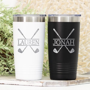 Golf Tumbler, Golf Personalized Tumbler, Golf Gift, Personalized Birthday Gift, Golf Gifts For Men, Golf Gifts, Golf Gifts For Dad
