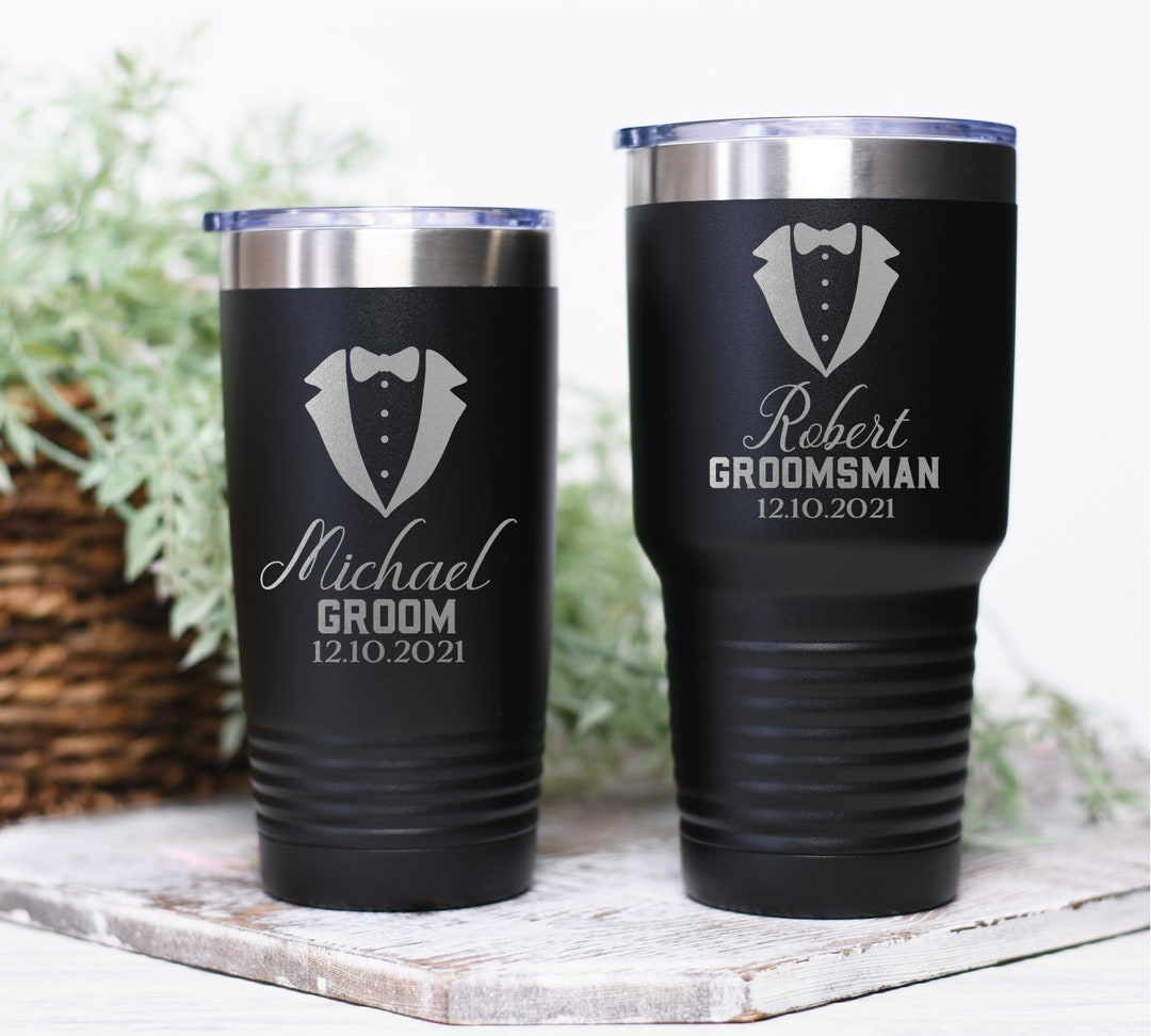 Groomsman Tumbler Groomsman Gift Groomsmen Tumbler Best Man Etsy