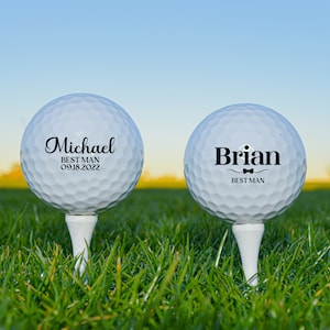 Groomsmen Golf Gifts, Custom Golf Balls, Groomsman Gift, Custom Golf Balls, Golf Ball Groomsman, Groomsmen Proposal, Wedding Party Golf