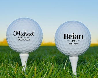 Groomsmen Golf Gifts, Custom Golf Balls, Groomsman Gift, Custom Golf Balls, Golf Ball Groomsman, Groomsmen Proposal, Wedding Party Golf