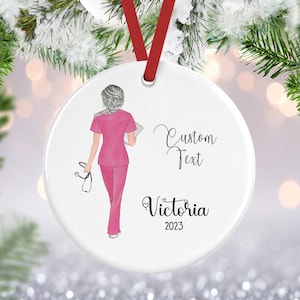 Nurse Ornament, Nurse Christmas Ornament, Graduation Ornament, New Nurse Gift, Graduation Gift, RN Gift, BSN Gift, Nursing Graduation Gift