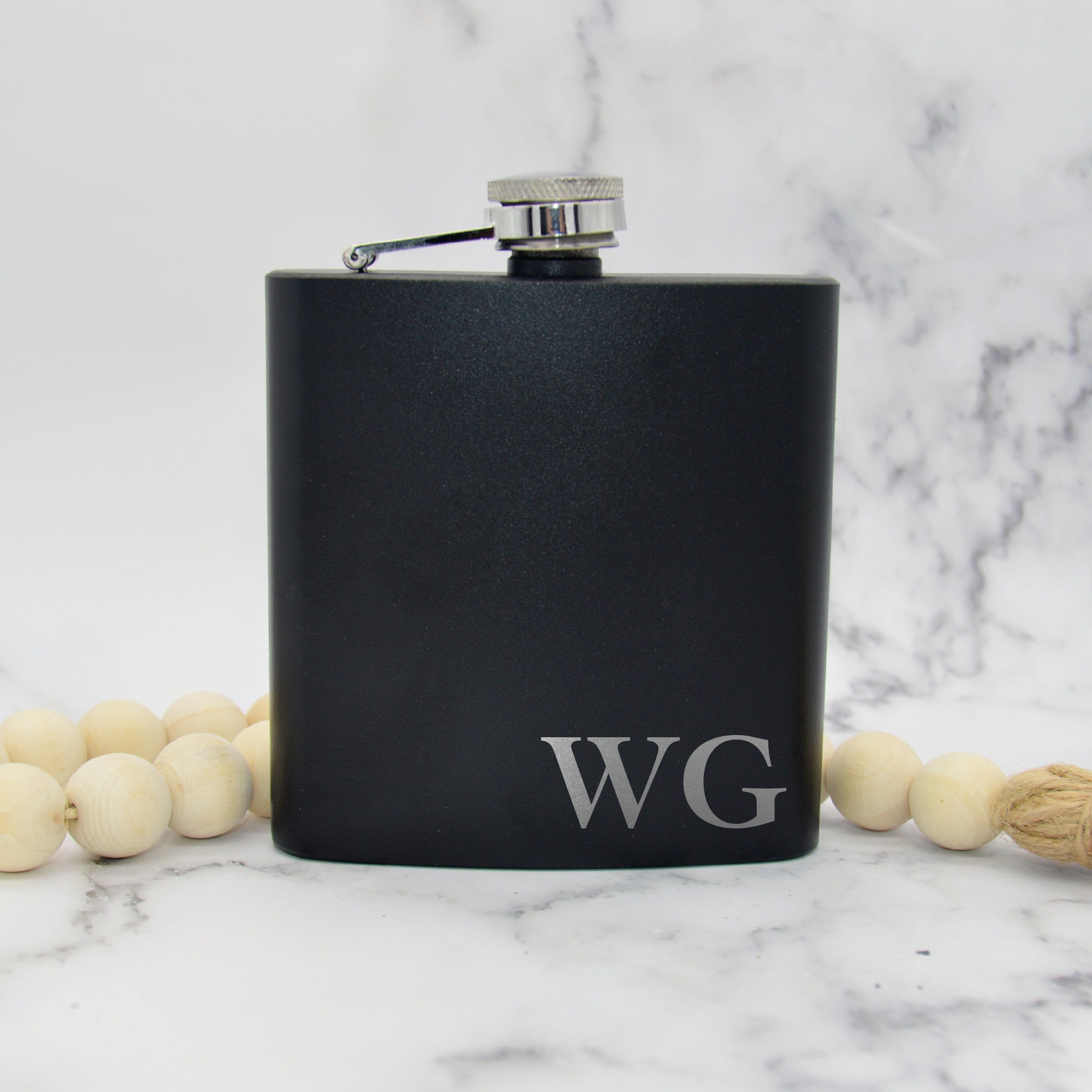 Groomsman Flasks Groomsman Gift Monogrammed Flask Custom Etsy