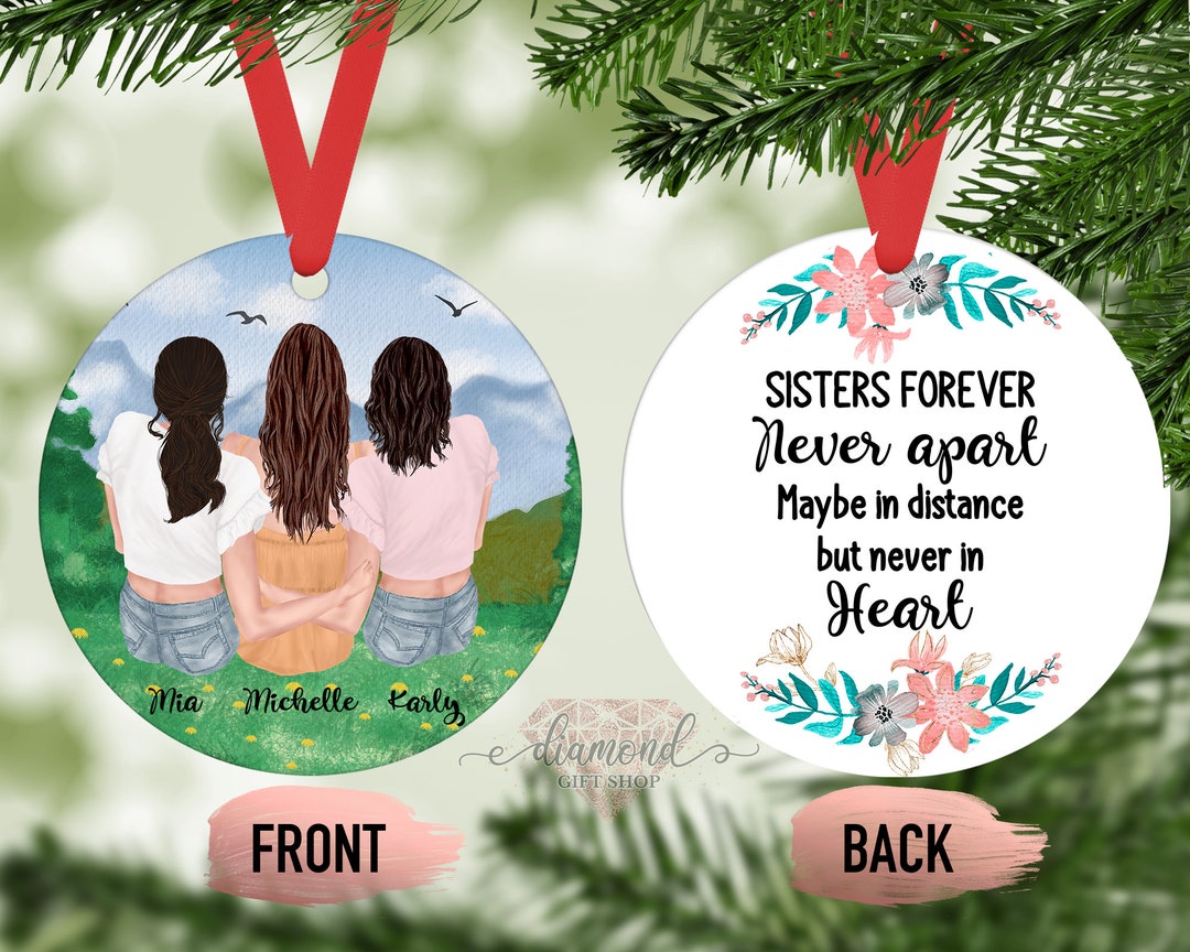 Sister Ornament Sister Gift Custom Ornament Personalized Sister