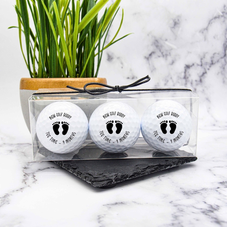 Pregnancy Announcement, Custom Golf Balls, Pregnancy Reveal, Grandpa Announcement, New Golfing Buddy, New To The Club, Promoted to Grandpa