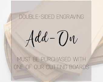 Add-On Double-Sided Engraving to Cutting Board