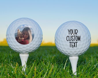 Personalized Golf Balls, Golf Gift, Custom Golf Ball, Golf Gifts For Women, Logo Golf Ball, Golf Wedding Favor, Golf Dad, Fathers Day Golf