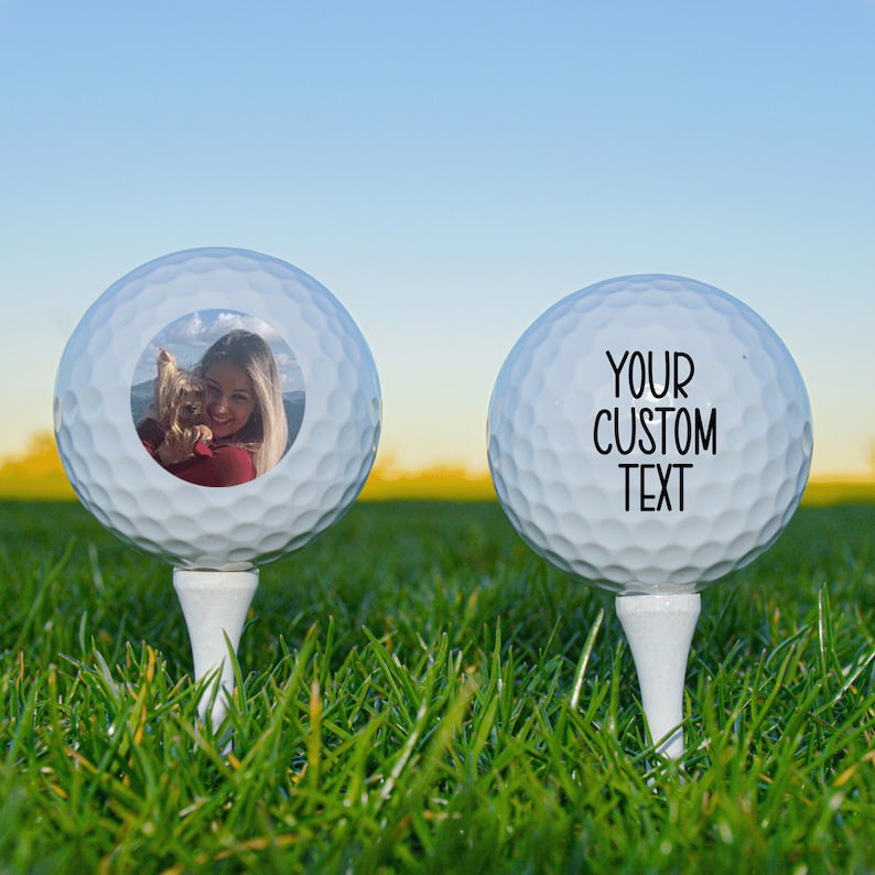 Personalized Golf Balls Golf Gift Custom Golf Ball Golf Etsy