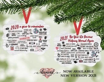 2021 Pandemic Christmas Ornament | Funny Toilet Paper Gift