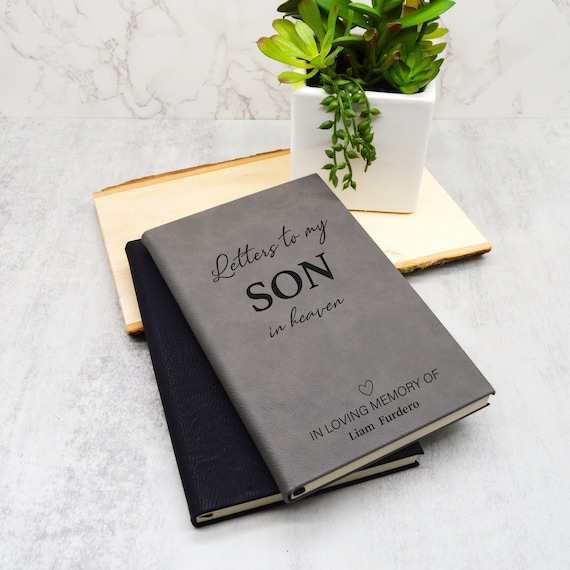 Loss of Son Gift, Letters to Son Grief Journal, Letters to Son in Heaven, Son Memorial Gift, Son Remembrance Gift, Loss of Child Gift