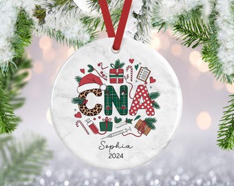 CNA Christmas Ornament, Nurse Ornament, New Nurse Gift, Nurse Christmas Ornament, CNA Gift, Nurse Assistant Gift, Graduation Gift, CNA