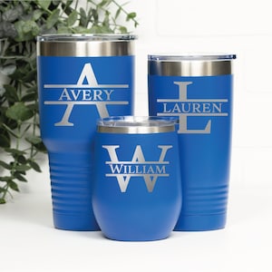 Personalized Tumbler | Insulated Tumbler |  Engraved Cup | Custom Tumbler | Monogram Tumbler | Monogrammed Tumbler | Engraved Tumbler
